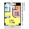 vivre柱 1LDKの間取り