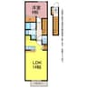 グラース21 1LDKの間取り