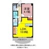 エルヴェ新栄 1LDKの間取り