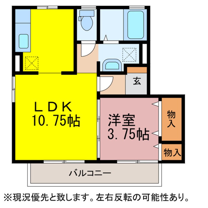 間取図 ルミエール（牟呂外神）