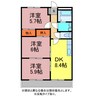 グリーンベル一番館 3DKの間取り