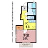 Ｌｉｔｔｌｅ　Ｂｅｌｌ 1Kの間取り