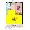 加藤ビル 1LDKの間取り