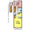 リベーラ 1LDKの間取り