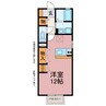 クレール21 1Rの間取り