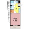 アゼリアコート 1Kの間取り