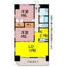 アネシス２８ 2LDKの間取り