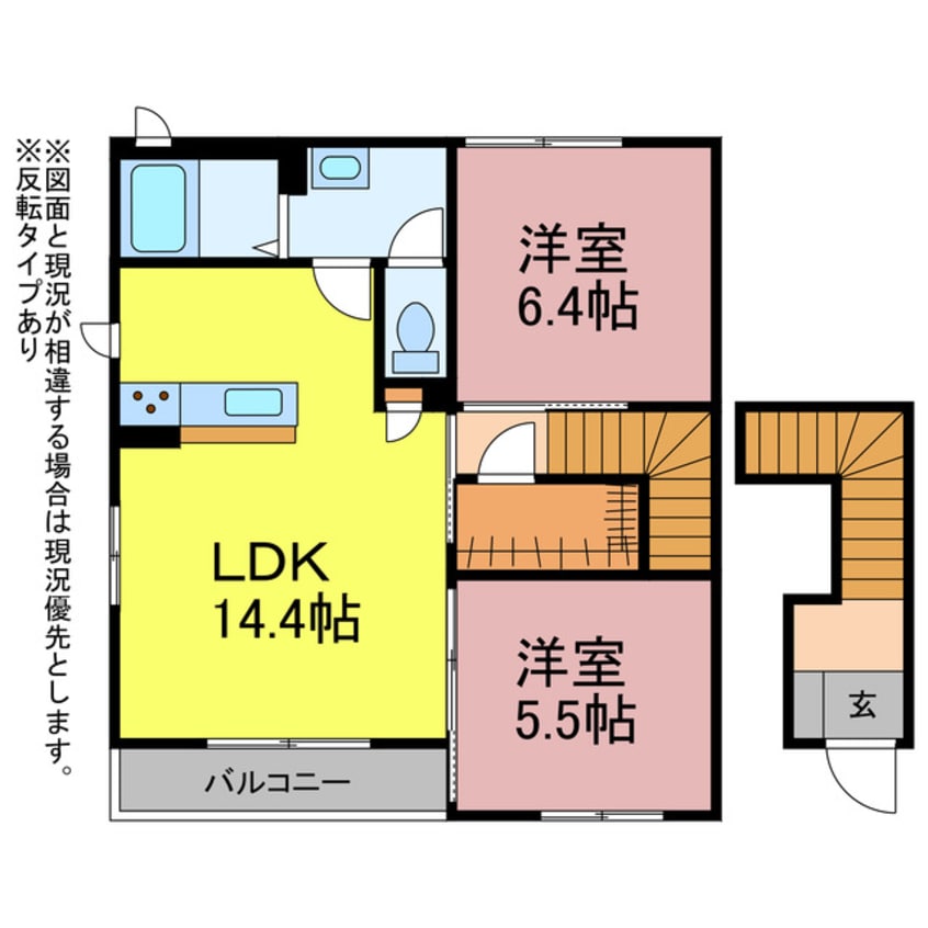 間取図 クレセオ花水木