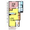 コデン　０１０ 1LDKの間取り