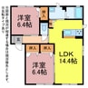CHEZ MOI（Ⅱ） 2LDKの間取り