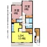 エスペランサ 2LDKの間取り