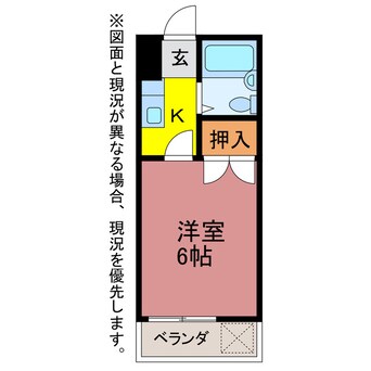 間取図 シャンティヴィラージュⅡ