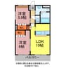 フェリーチェ 2LDKの間取り