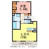 ファーム　ヴィレッジ 1LDKの間取り