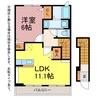 スウィング 1LDKの間取り