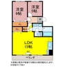 ベルハイムC棟 2LDKの間取り