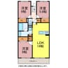 シティライフ花田 3LDKの間取り