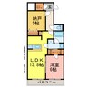 アン・ソレイユ 1LDK+Sの間取り