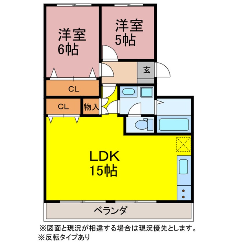 間取図 BANハイツ