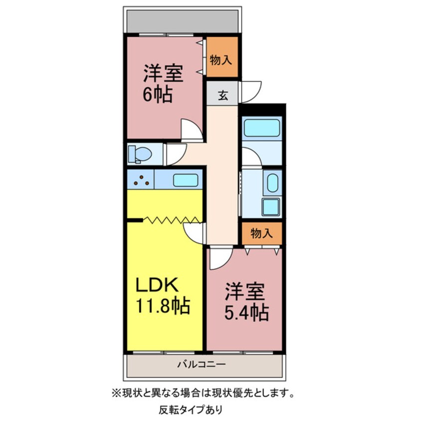 間取図 プリマベール