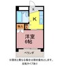 サンライフ堂坂 1Kの間取り