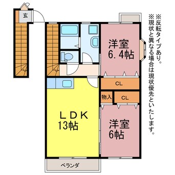 間取図 ベルバランセK 壱番館・弐番館