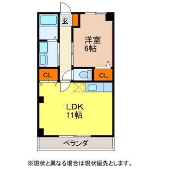 間取図 センティアHIRONO　Ⅵ
