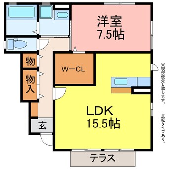 間取図 カーサ　フェリーチェⅠ