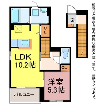 間取図 エテ・ボヌール１