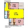 TYマンションWings 2LDKの間取り