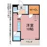 セザンヌ新栄４ 1Rの間取り