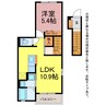 ＥＩＧＨＴ・ＡＶＥＮＵＥ 1LDKの間取り