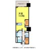 セントラルレジデンス 1Rの間取り