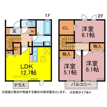 間取図 D-room東岩田Ⅱ