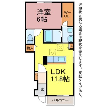 間取図 エスポワールⅠ・Ⅱ