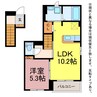 カーサ・フラン 1LDKの間取り
