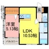 ZEEK 1LDKの間取り