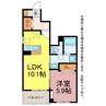 ベル　リアン 1LDKの間取り