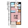 セザンヌ松井 1Rの間取り