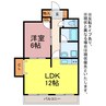 ＴＥＮＯＨＡ　ＴＯＹＯＨＡＳＨＩ 1LDKの間取り