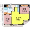 ペコラ広小路 2LDKの間取り