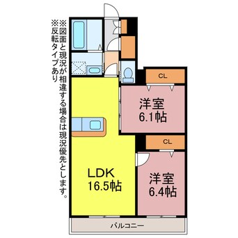 間取図 ヴィアソーレ常保