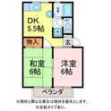 コーポ松野の間取図