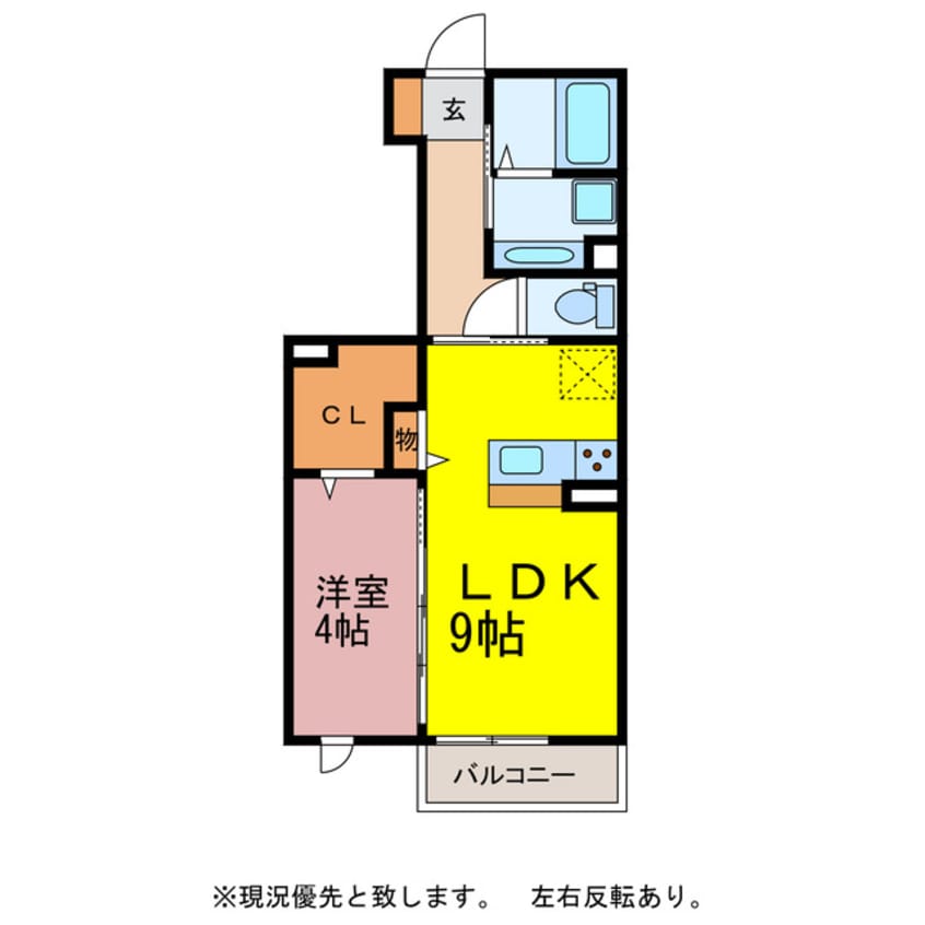 間取図 豊橋　ウエスト　1