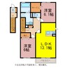 TUBASA　二番館 2LDKの間取り