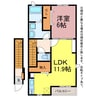 ボニート 1LDKの間取り