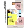 アストンヒルズ豊橋 2LDKの間取り
