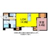 プランドール　ミラまち 1LDKの間取り