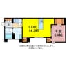 プランドール　ミラまち 1LDKの間取り