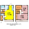 牛川町戸建賃貸 2LDKの間取り